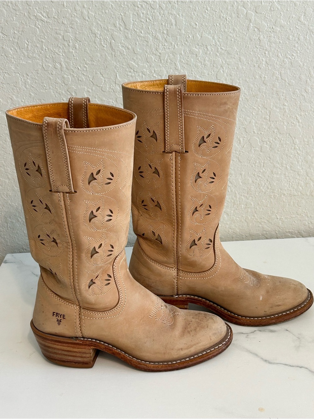 Frye Vintage 1990’s Austin Western Style Campus Boots sz 6.5